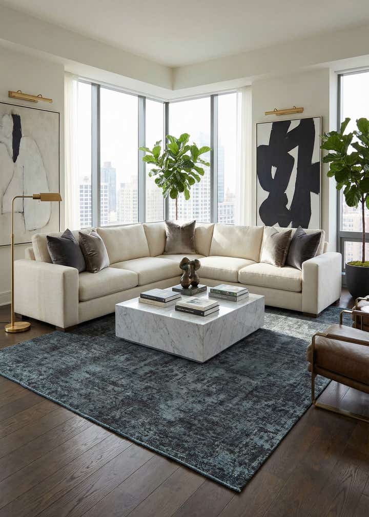 8' 6 x 12' 7 Hand Knotted Ultra Vintage Persian Wool Rug