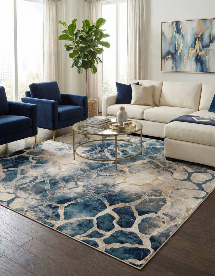 Detail image of  10' x 10' Gossamer Square Rug