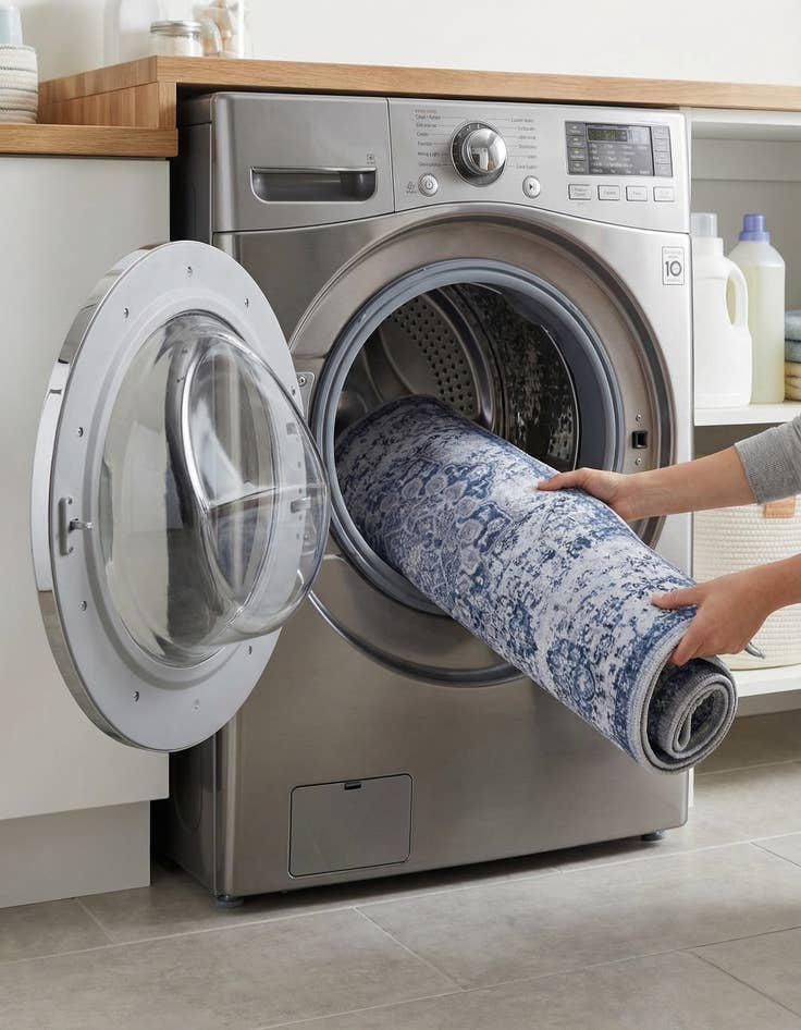 Detail image of 2' x 7'  Washable Renaissance Runner Rug