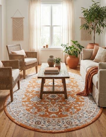 5' 3 x 8' Charlotte Oval Rug