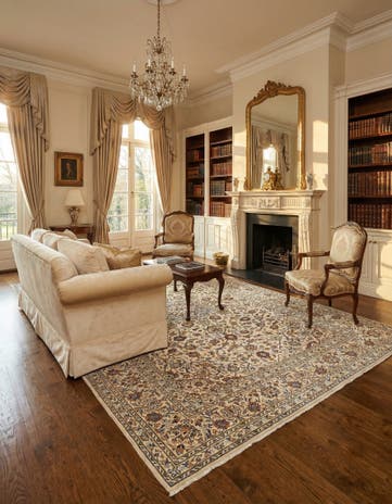 8' 2 x 11' 5 Kashan Rug