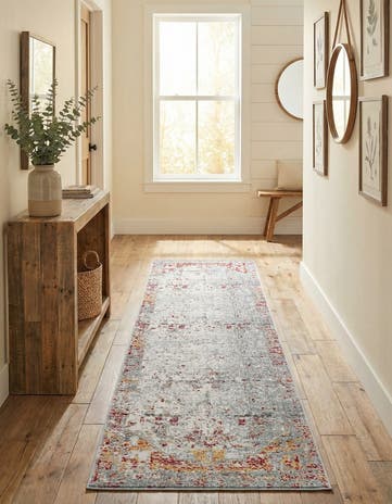 Gray Alexis Runner Rug