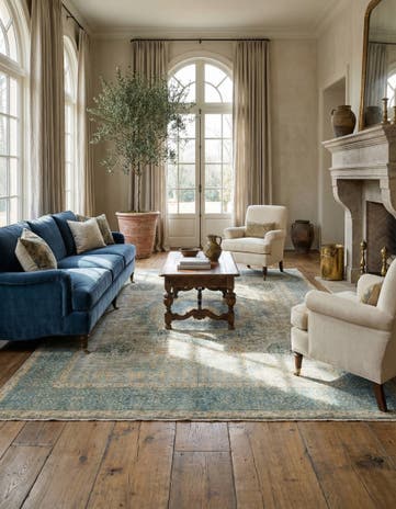 8' 2 x 9' 9 Hand Knotted Amina Rug