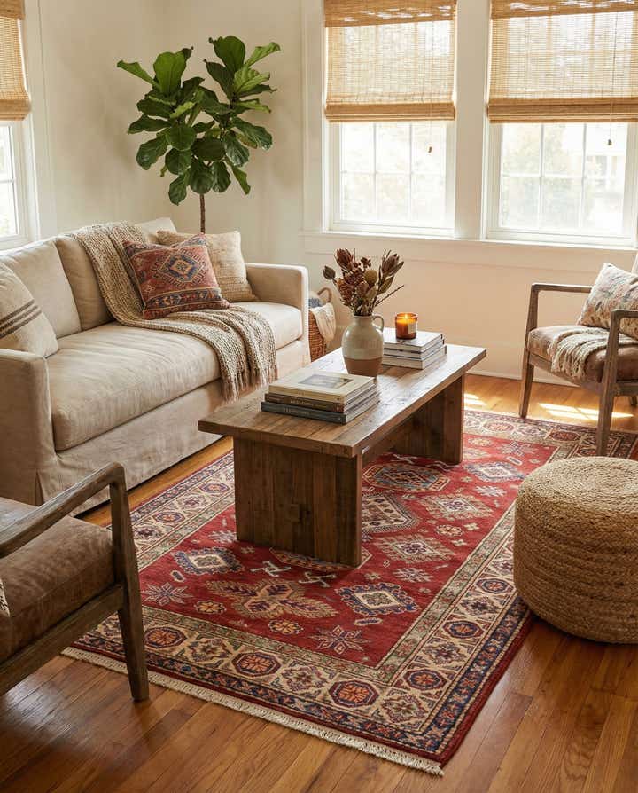 3' 4 x 5' Hand Knotted Kazak Oriental Rug