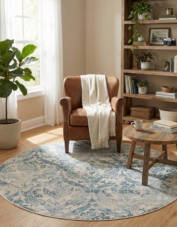 5' 3 x 5' 3 Victoria Round Rug