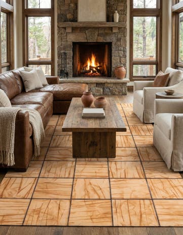 5' x 7' 11 Cowhide - Patchwork Rug