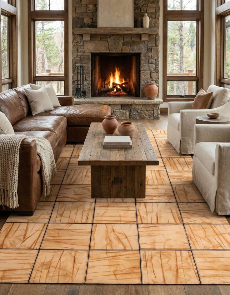 Detail image of  5' x 7' 11 Cowhide - Patchwork Rug