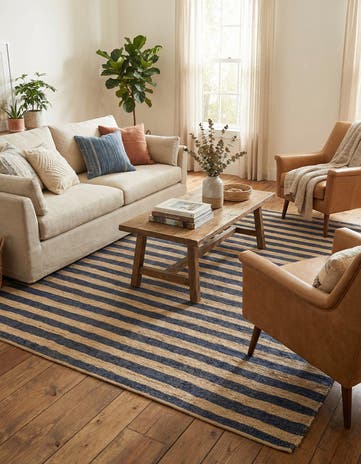 10' x 14' 1 Handmade Braided Jute Rug
