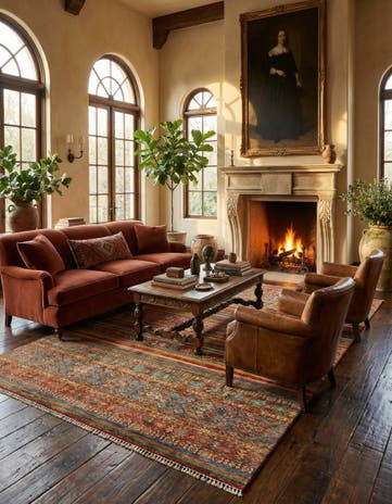 6' 10 x 10' 3 Ariana Ziegler Wool Rug