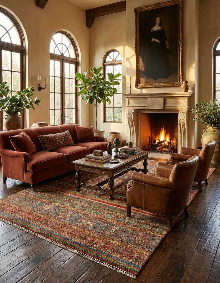 Detail image of 6' 10 x 10' 3 Ariana Ziegler Wool Rug