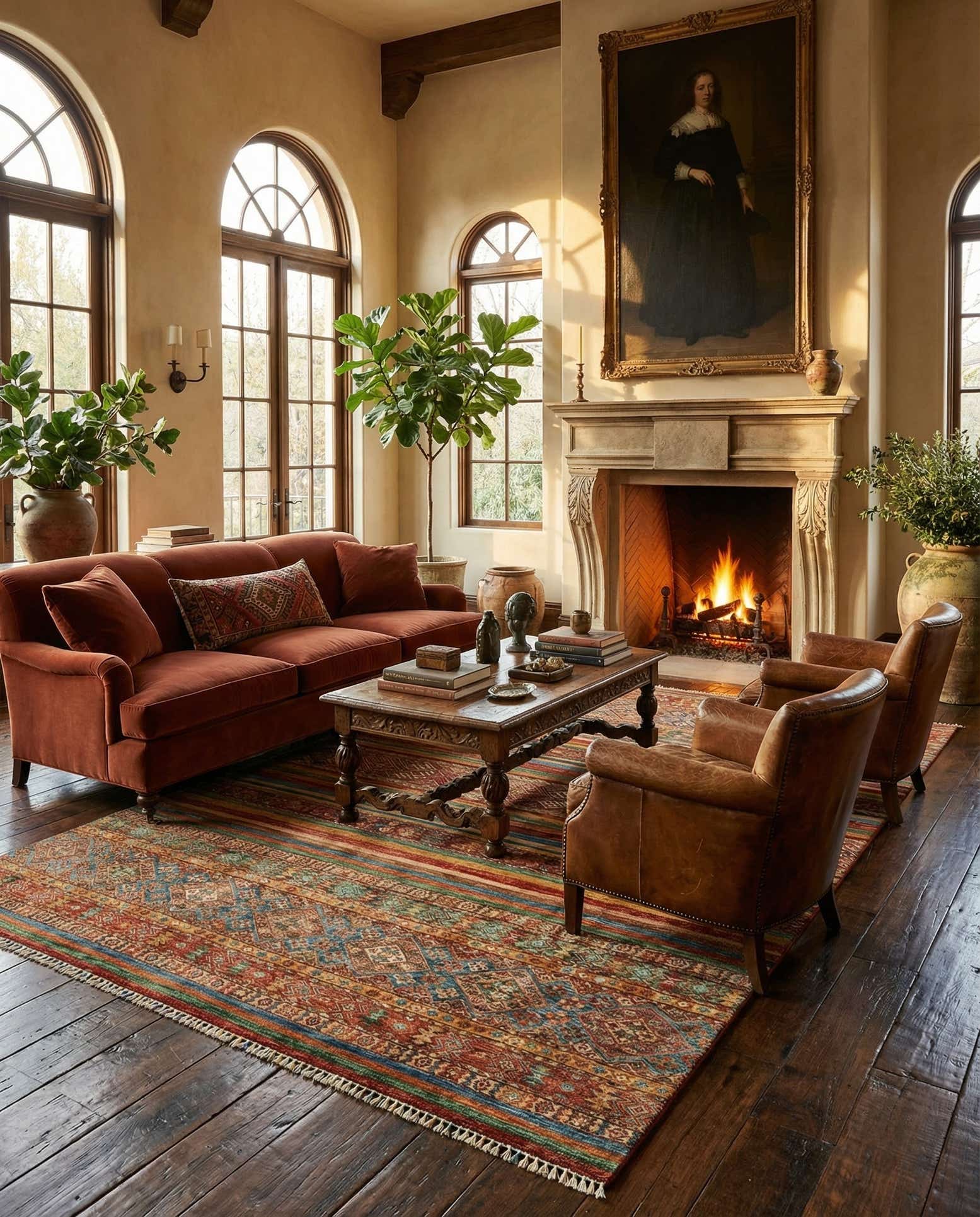 6' 10 x 10' 3 Ariana Ziegler Wool Rug