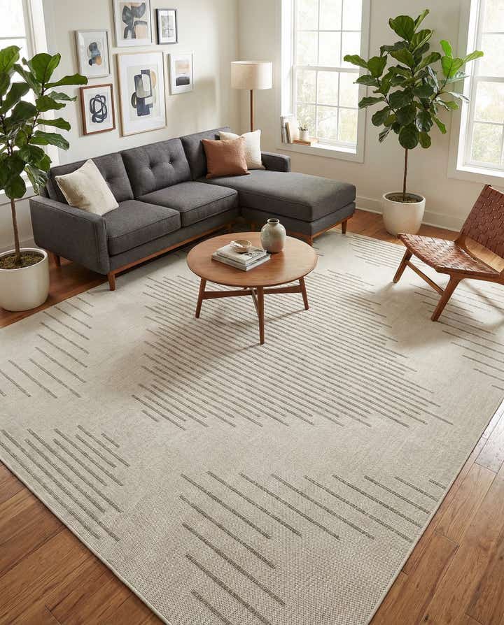 7' 10 x 10' Easy-Clean Modern Indoor / Outdoor Rug