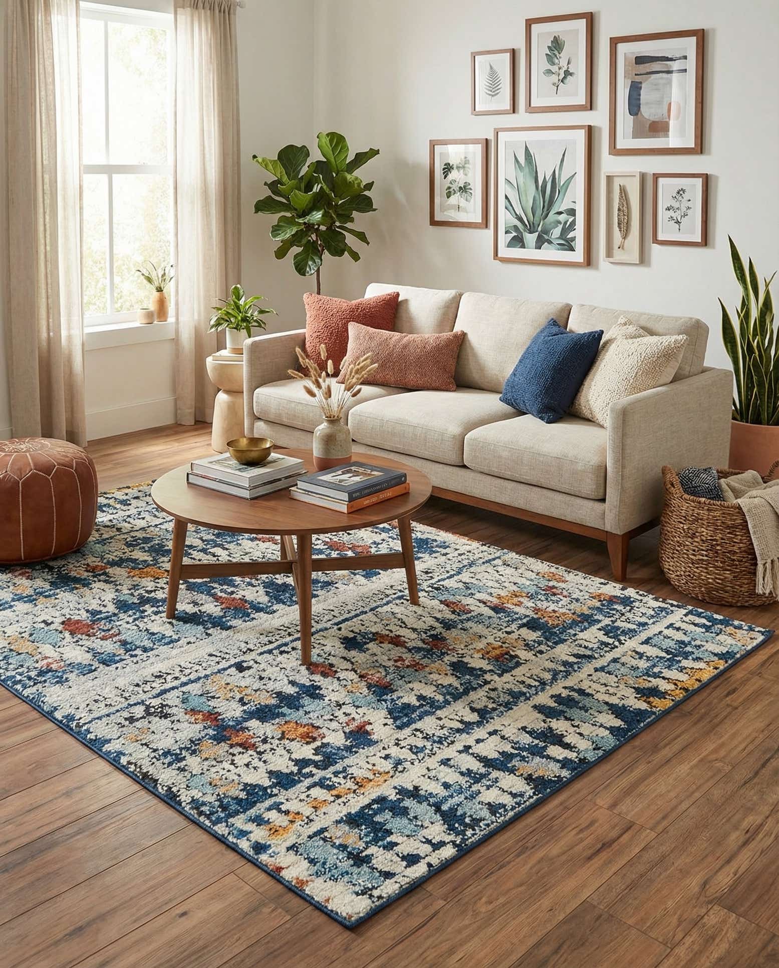 7' 10 x 7' 10 Morocco Square Rug