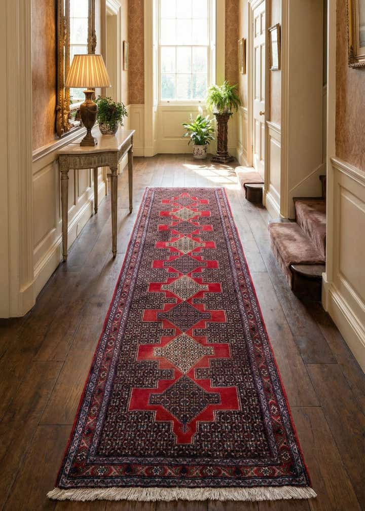 2' 10 x 10' 3 Birjend Wool Runner Rug