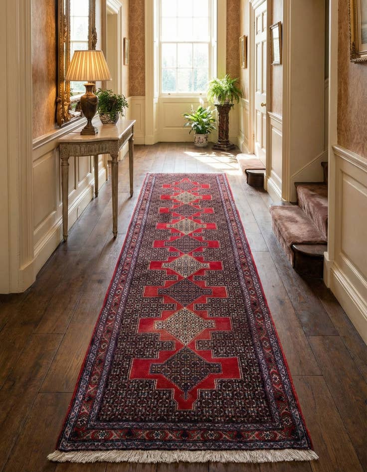 Detail image of 2' 10 x 10' 3 Birjend Wool Runner Rug