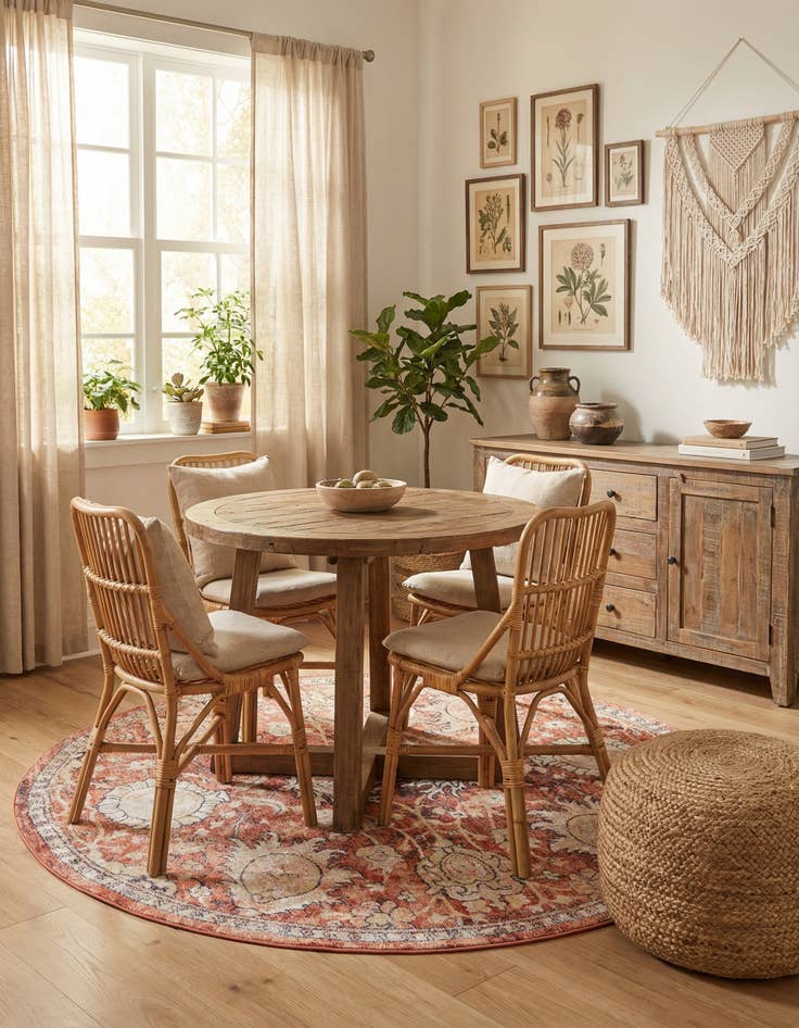 Detail image of 7' x 7' Lola Round Rug