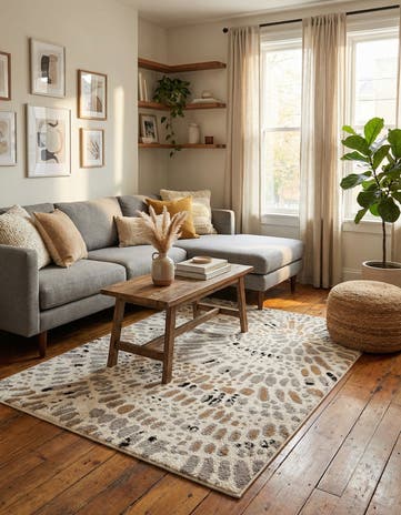5' x 8' Sepia Rug
