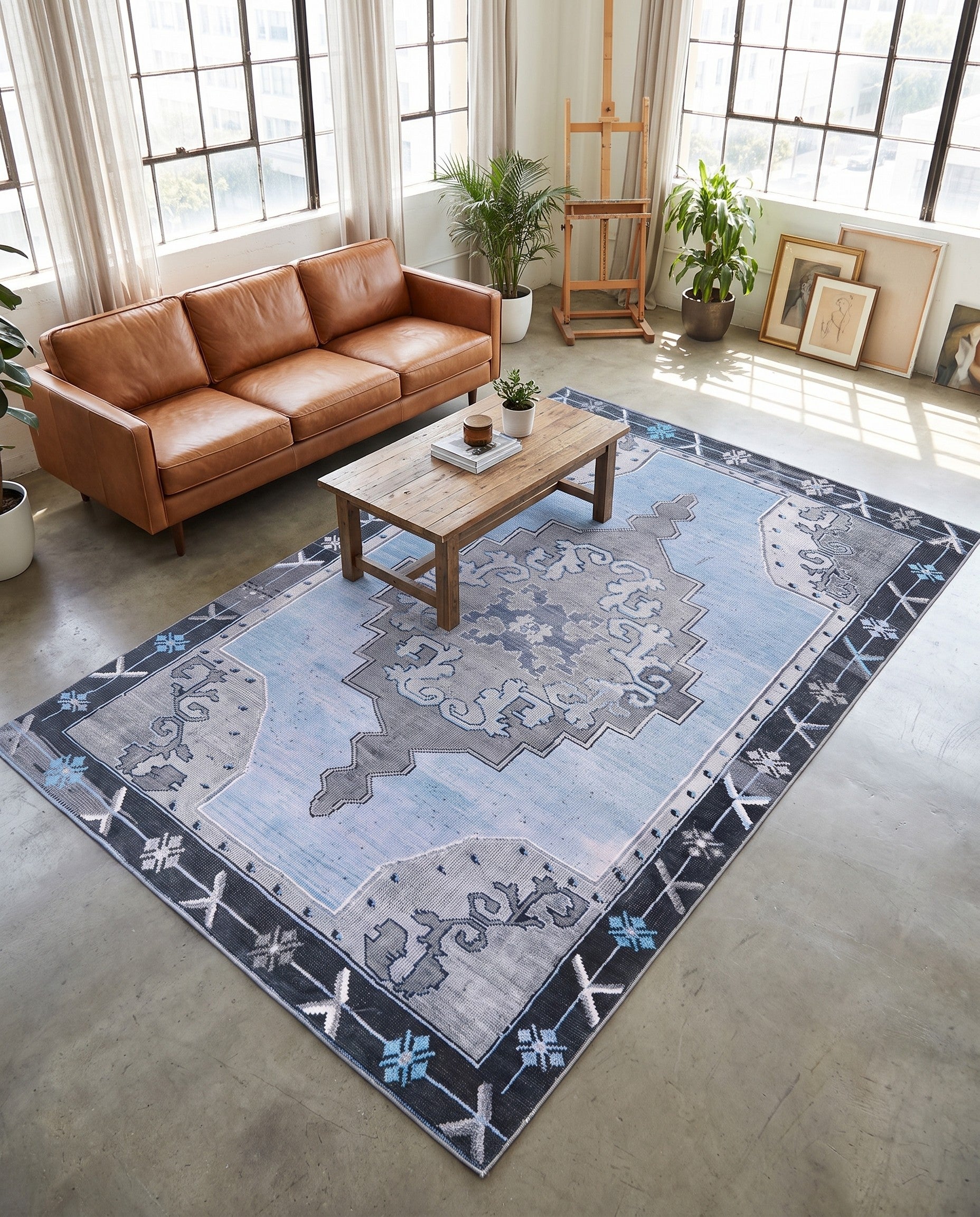 8' 4 x 12' Washable Timeless Rug