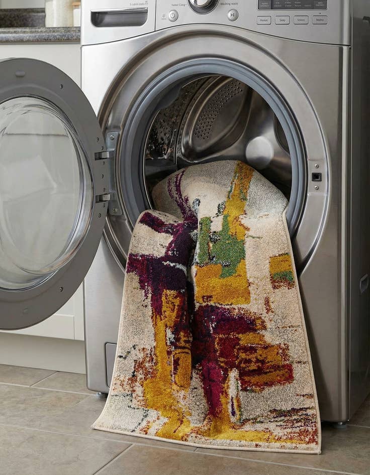 Detail image of 2' 2 x 6' 9  Washable Casablanca Runner Rug