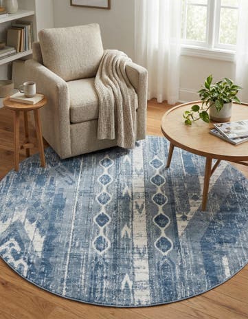 5' 3 x 5' 3 Oregon Round Rug