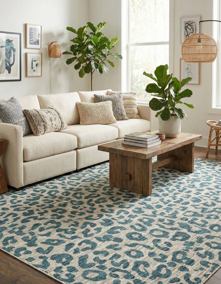 Detail image of  9' x 12'  Washable Safari Indoor / Outdoor Rug