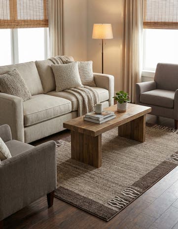 Dark Beige Angelica Rug