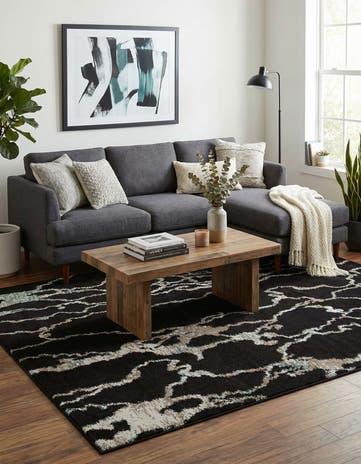 Navy Blue Madeline Rug
