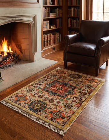 2' 2 x 3' 1 Hand Knotted Mamluk Ziegler Rug