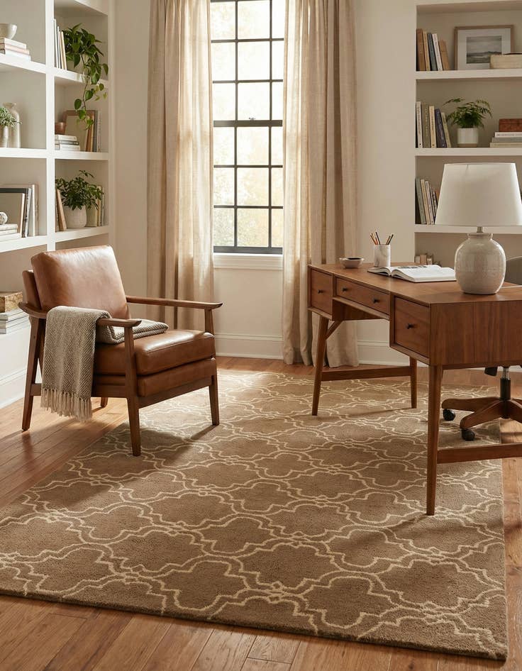 Detail image of 5' x 8' Luna Wool Rug