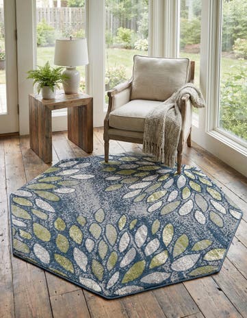 5' x 5' Charleston Octagon Rug