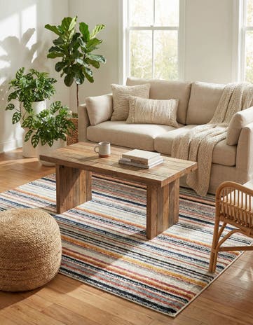Ivory Tagine Square Rug