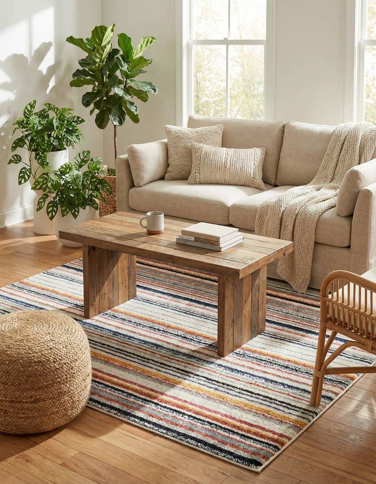 Detail image of 5' 3 x 5' 3 Tagine Square Rug