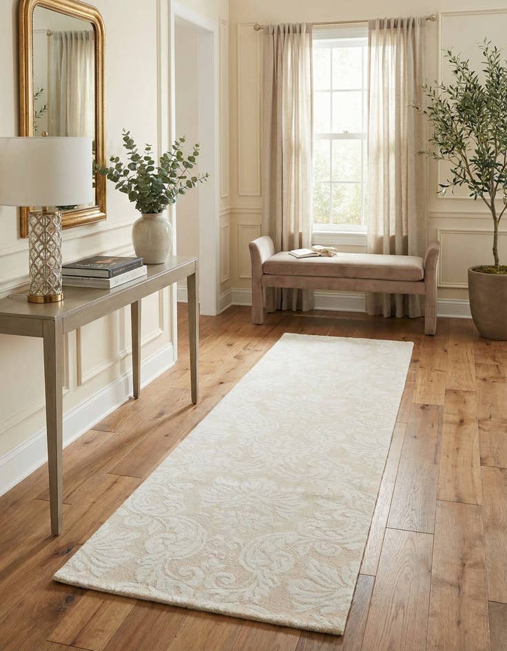 Detail image of 2' 9 x 9' 10  Hand Knotted Darya Wool Runner Rug