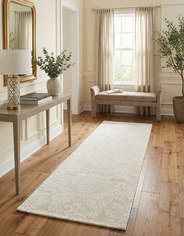 2' 9 x 9' 10 Hand Knotted Darya Wool Runner Rug