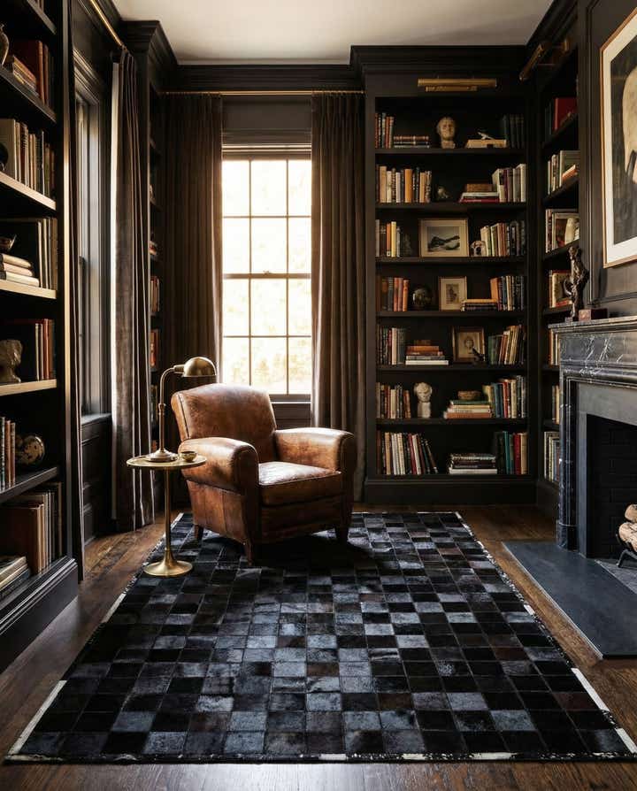 5' 2 x 8' 1 Cowhide - Patchwork Rug