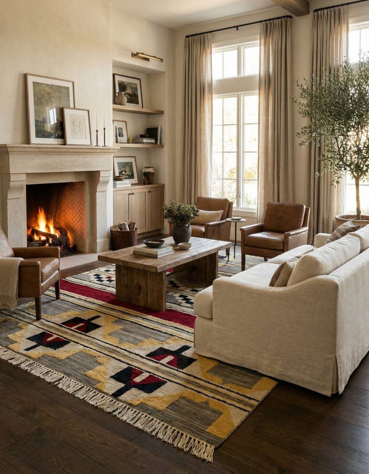 Detail image of  8' 8 x 12' 4  Hand Knotted Darya Wool Rug