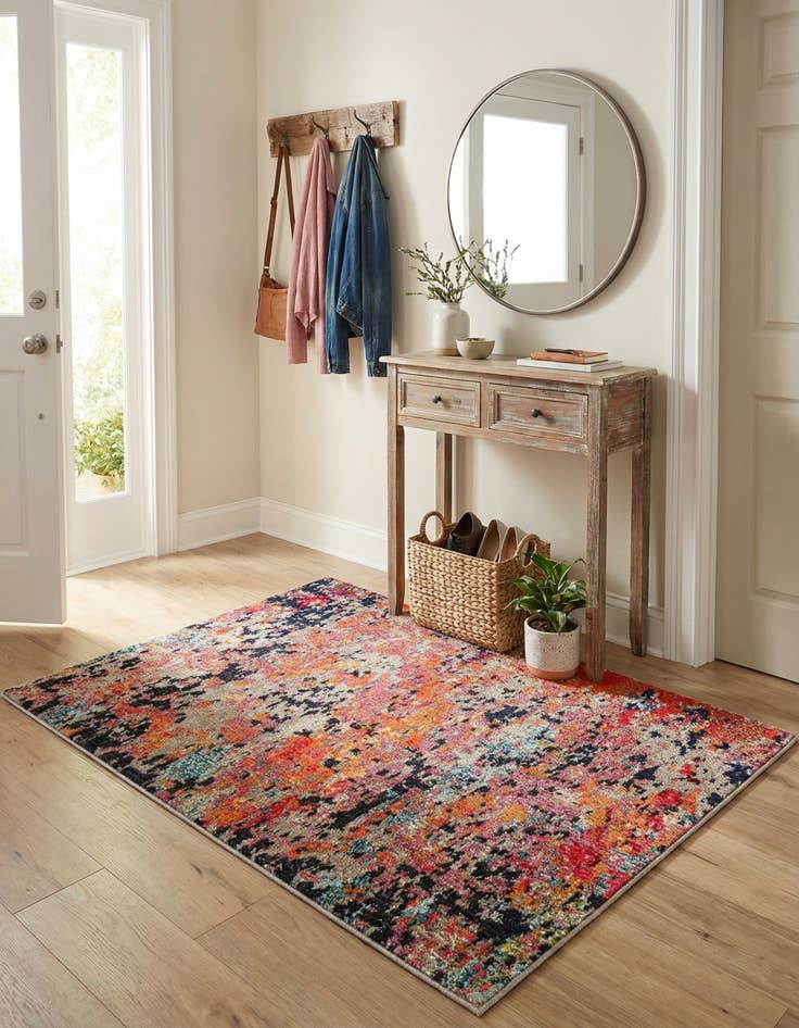 Detail image of  2' 2 x 3'  Washable Vivid Rug