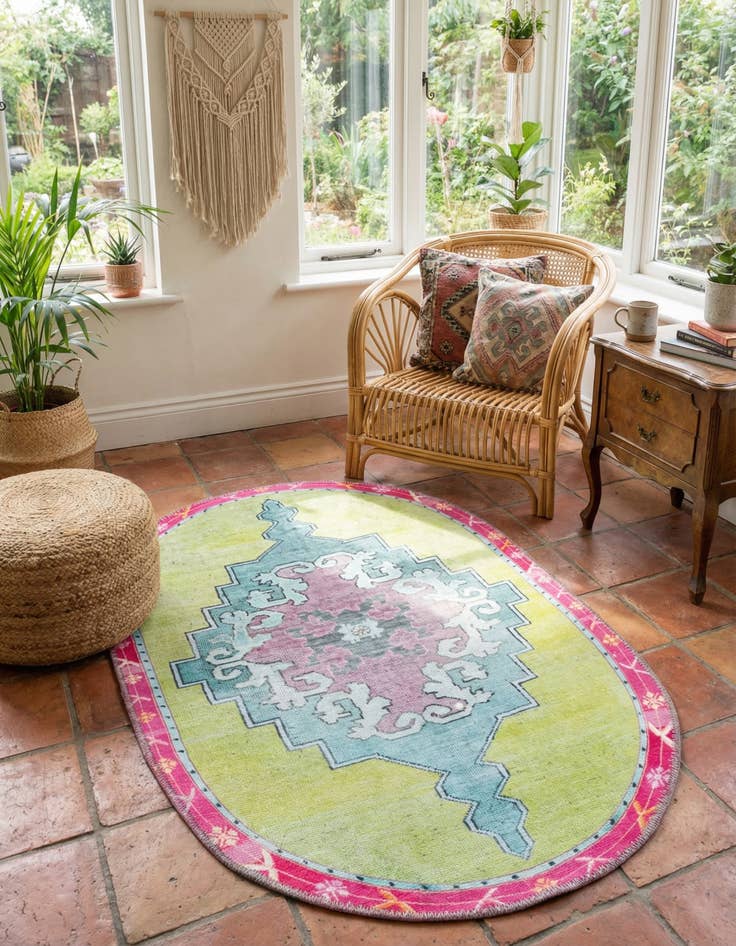 Detail image of 2' x 3' Timeless Oval Rug