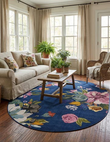 7' 10 x 10' Blossom Oval Rug