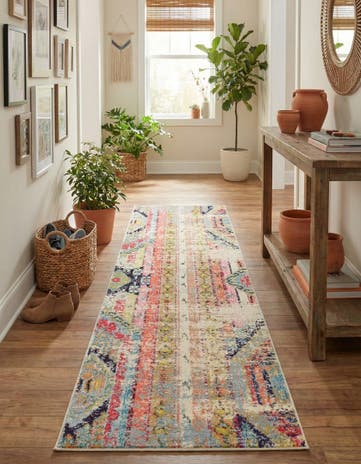 2' 7 x 10' Washable Mesa Runner Rug