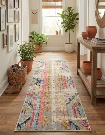 2' 7 x 10' Washable Mesa Runner Rug