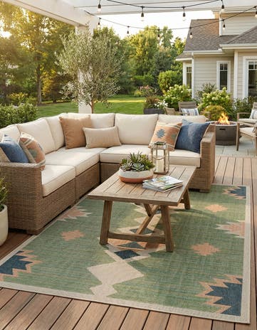 6' x 9' Easy-Clean Baja Indoor / Outdoor Rug