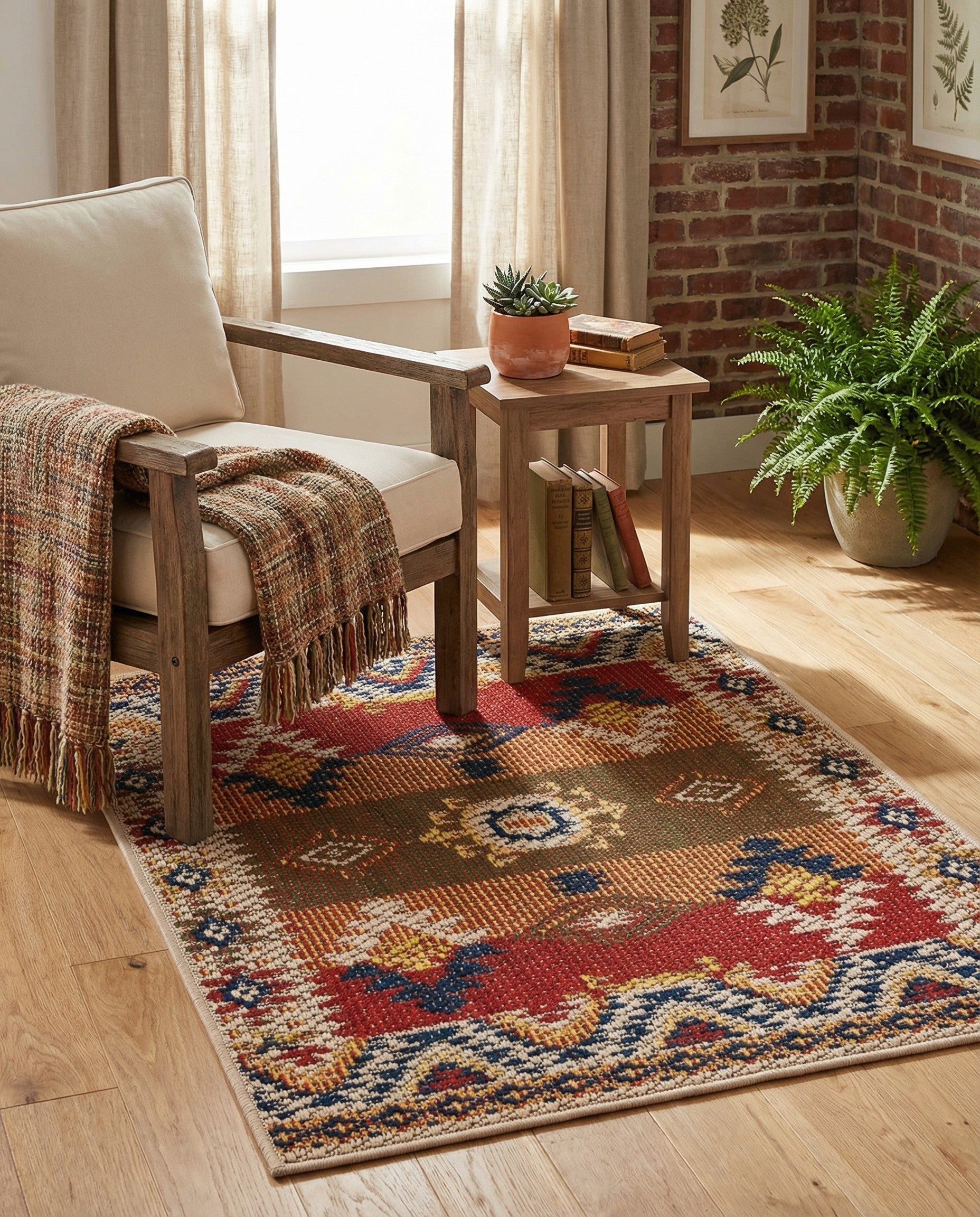 2' x 3' Easy-Clean Baja Indoor / Outdoor Rug