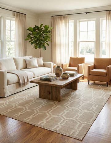 8' x 10' Hand Knotted Luna Rug