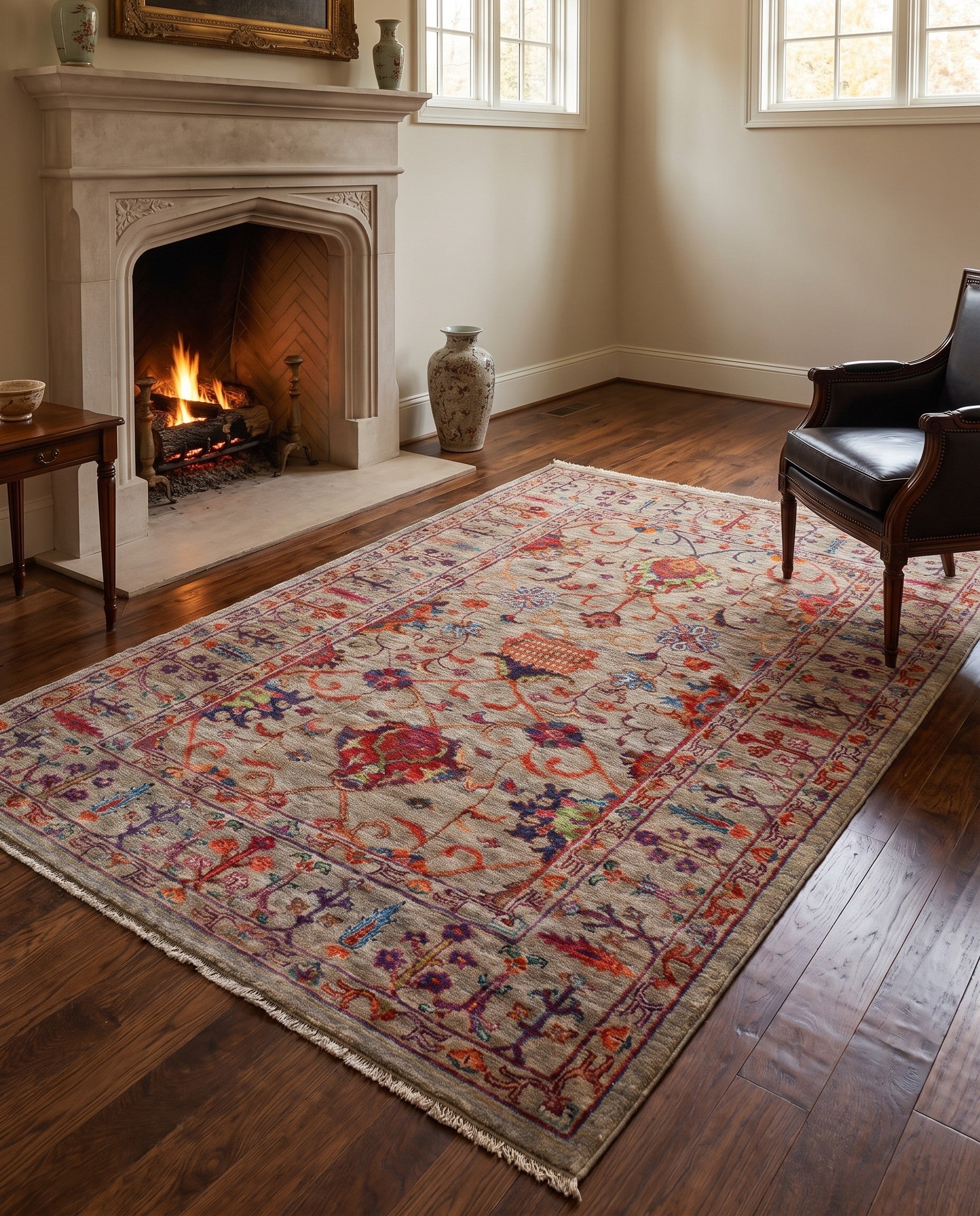 4' 1 x 6' 1 Hand Knotted Ariana Ziegler Rug