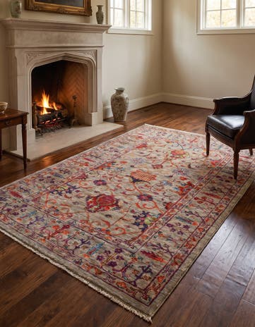 4' 1 x 6' 1 Hand Knotted Ariana Ziegler Rug
