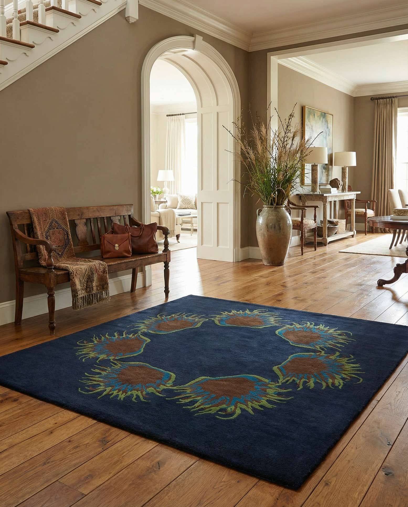 7' 7 x 7' 7 Luna Wool Square Rug
