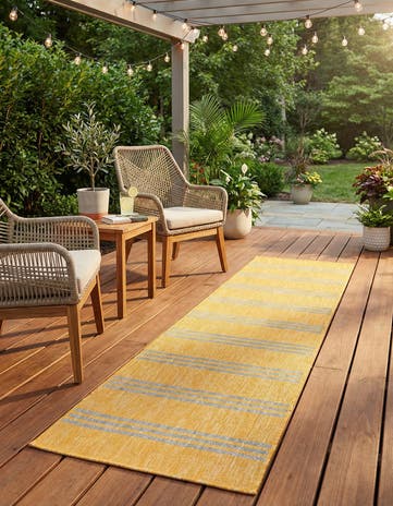 2' x 8' Easy-Clean Jill Zarin Anguilla Indoor / Outdoor Runner Rug
