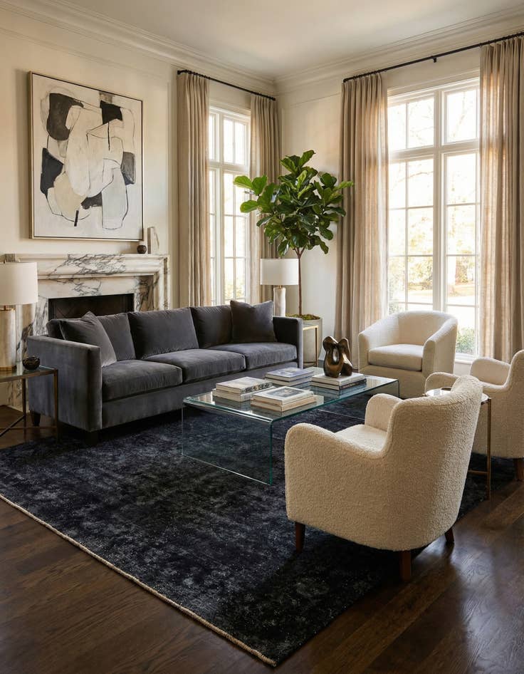 Detail image of 9' 6 x 12' 9  Hand Knotted Ultra Vintage Persian Wool Rug