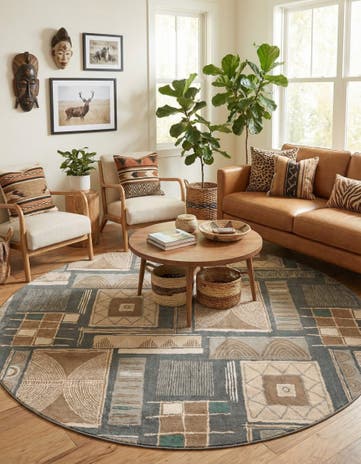 10' x 10' Savannah Round Rug